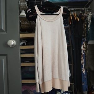 Shoulder cutout sweater/dress
